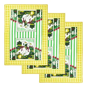 دستمال آشپزخانه طرح اردک بسته 3 عددی