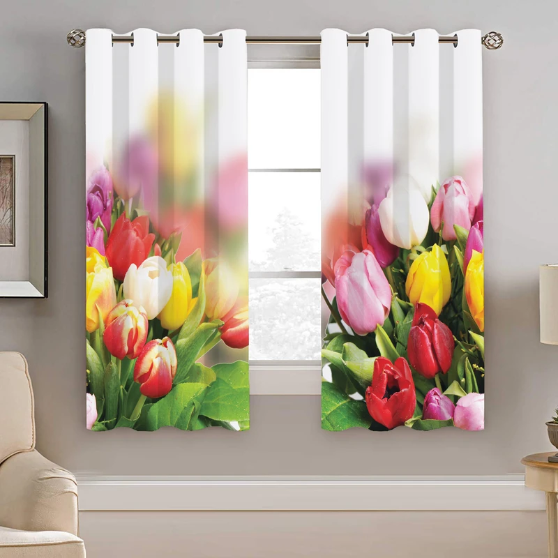 پرده نیروانا طرح گل  مدل هازان کد 8638 سایز 140×200 سانتی متر