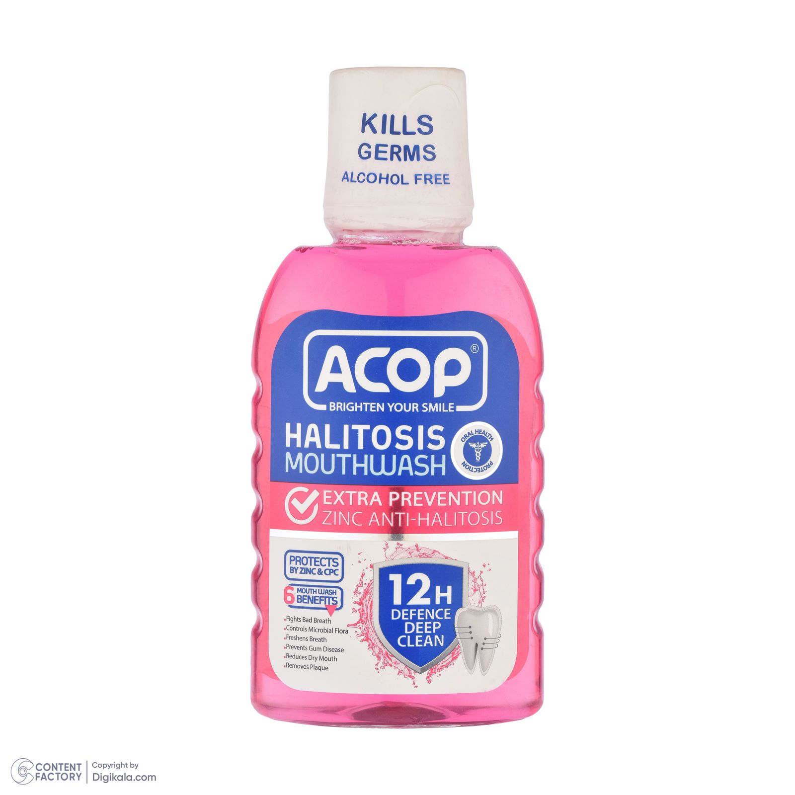 دهان شویه آکوپ مدل Halitosis حجم 300 میلی لیتر -  - 3