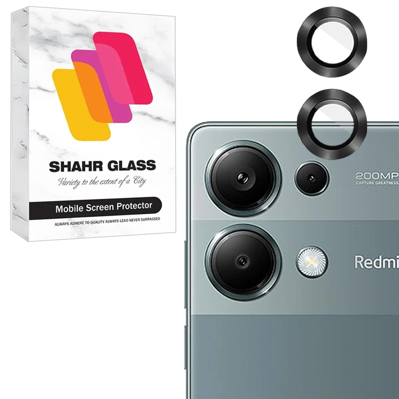 محافظ لنز دوربین شهر گلس مدل RINS20 مناسب برای گوشی موبایل شیائومی Redmi Note 13 Pro 4G