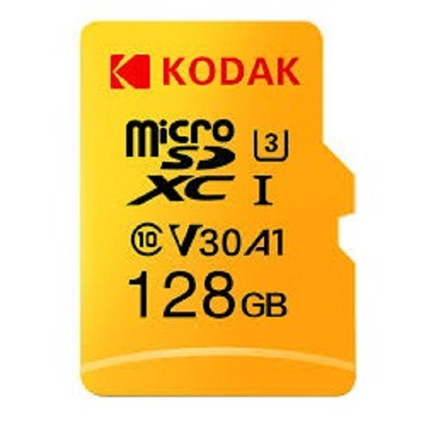 کارت حافظه microSDXC کداک کلاس 10 استاندارد UHS-I U3 سرعت 100MBps ظرفیت 128 گیگابایت