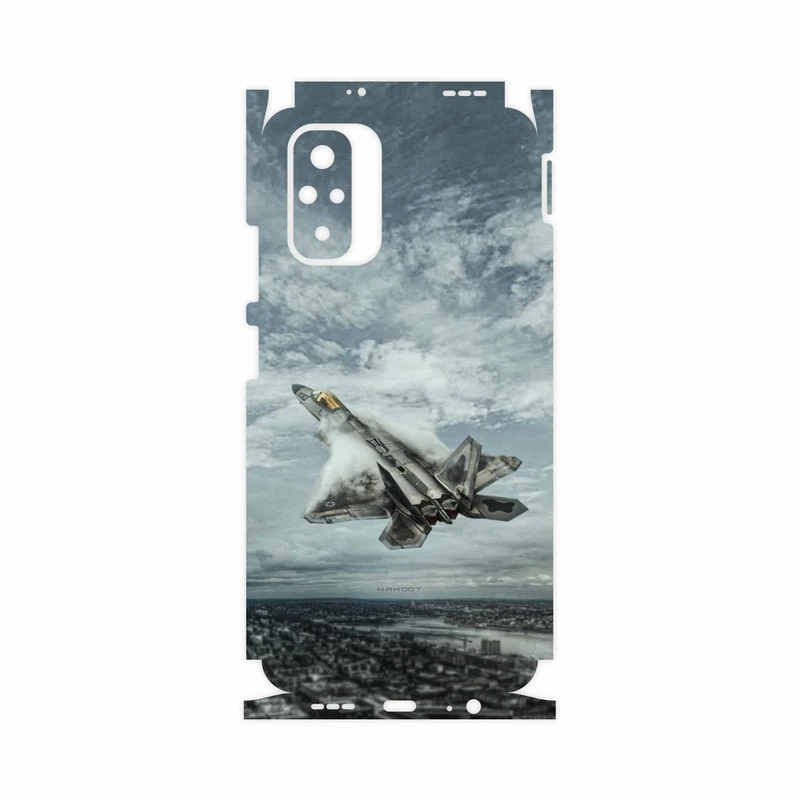 برچسب پوششی ماهوت مدل F-22-Raptor-FullSkin مناسب برای گوشی موبایل شیائومی Redmi Note 10s