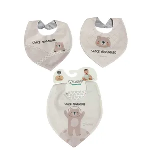 پیش بند نوزادی مدل خرس شاد کد A06 بسته ۳ عددی