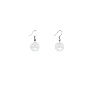 گوشواره نقره زنانه هایکا طرح ایموجی مدل n.ha136
