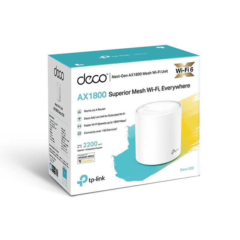 اکسس پوینت و گسترش دهنده محدوده بی‌سیم تی پی-لینک مدل Deco X20