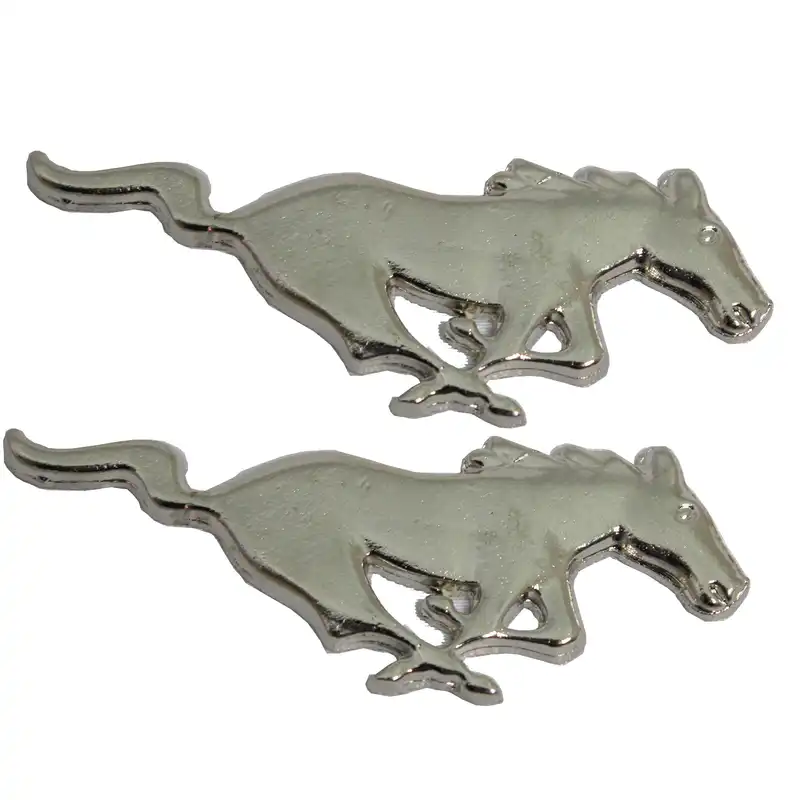 آرم بغل گلگیر خودرو طرح اسب بسته دو عددی