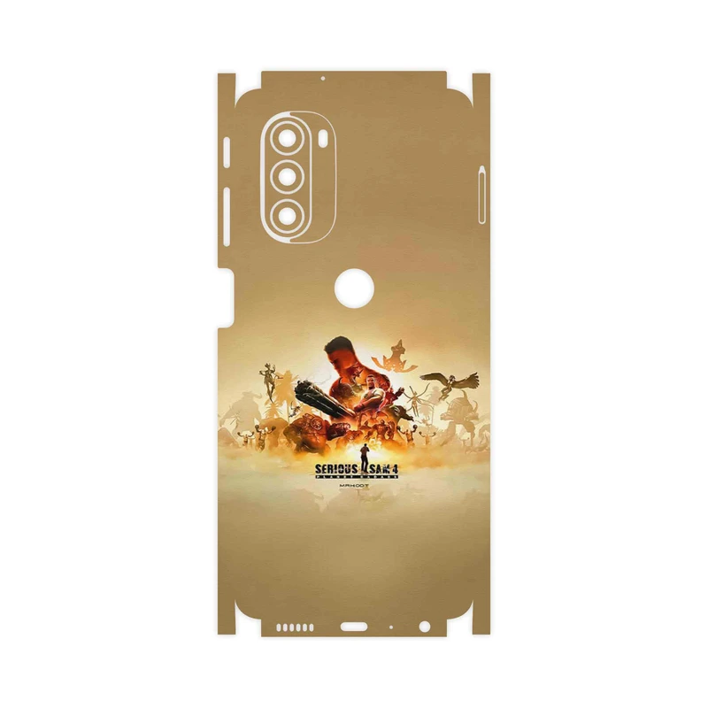 برچسب پوششی ماهوت مدل Serious Sam Game Series-FullSkin مناسب برای گوشی موبایل موتورولا Moto G51 5G