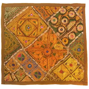 رومیزی سوزن دوزی مدل عسلی کد ZAR51