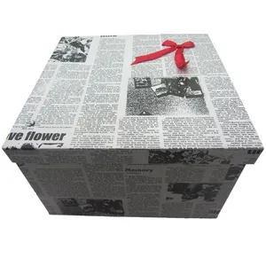 جعبه هدیه مدل روزنامه ای کد 2