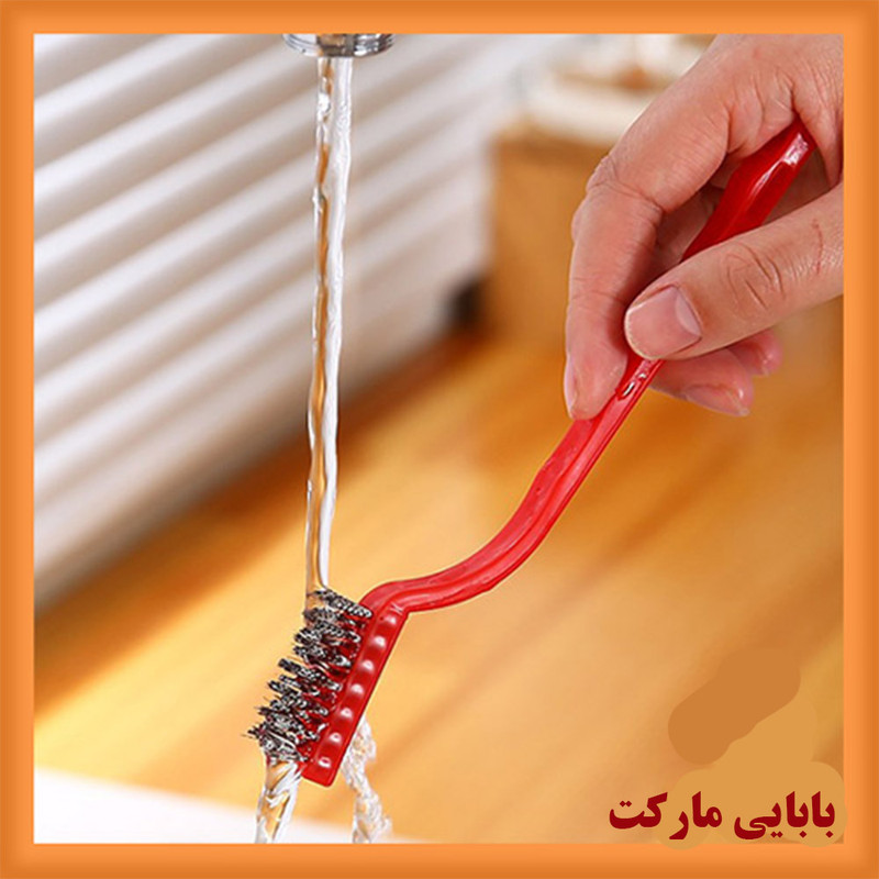 برس شستشو مدل مسواکی رنگی مجموعه 6 عددی برس شستشو مدل مسواکی رنگی مجموعه 6 عددی