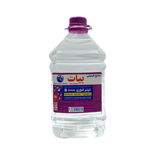 تینر فوری بیات مدل 10000 B حجم 4 لیتر