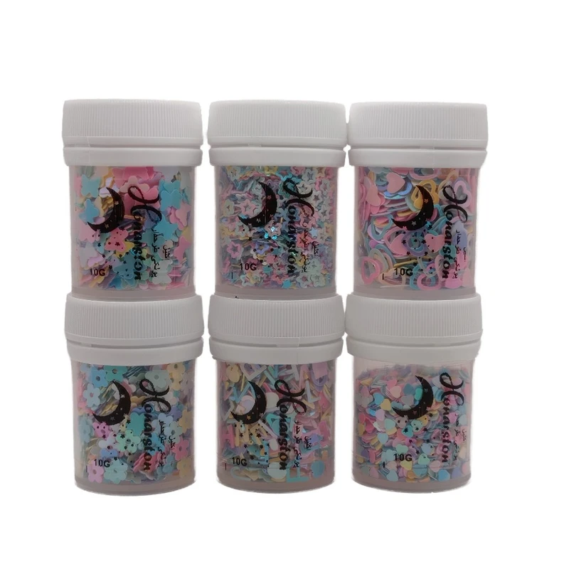 تزیین ناخن هنرستون مدل اکلیل طرحدار پاستیلی بسته 6 عددی