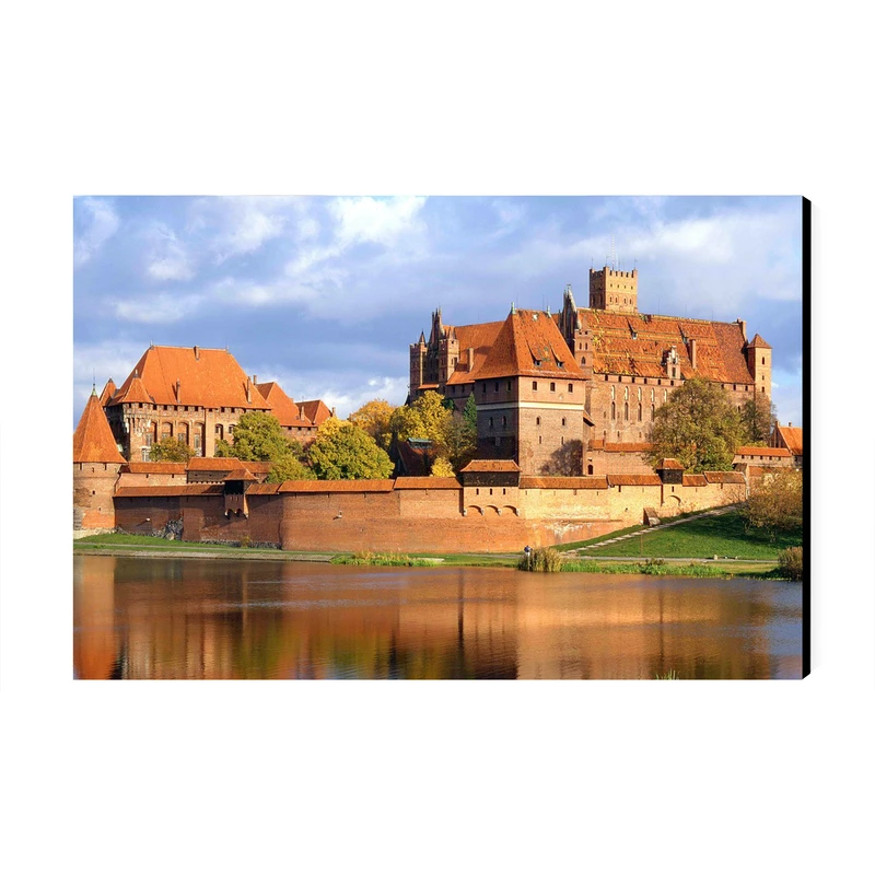 تابلو شاسی عرش طرح گردشگری لهستان مدل قلعه مالبورک کد As5865