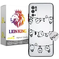 کاور لاین کینگ مدل PANDA UV مناسب برای گوشی موبایل شیائومی Poco M3 Pro به همراه پایه نگهدارنده