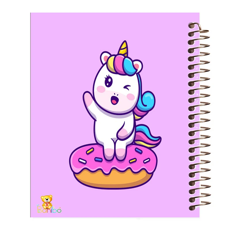 دفتر مشق 100 برگ بانیبو طرح تک شاخ کد 542