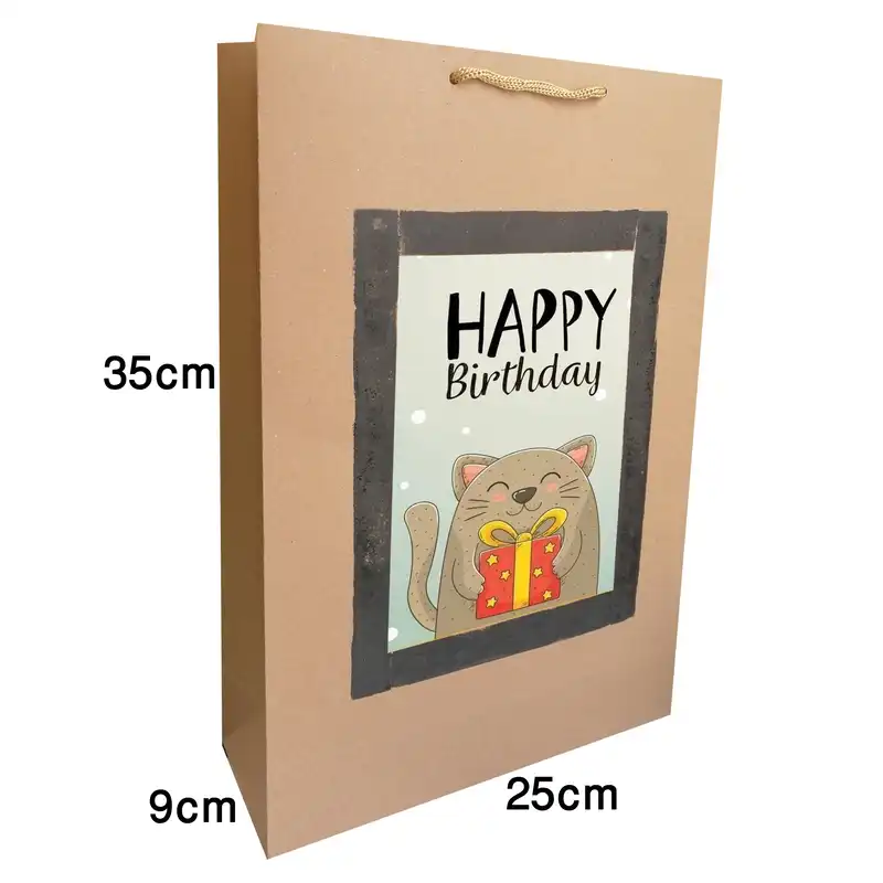 پاکت هدیه مدل تبریک تولد مجموعه دو عددی