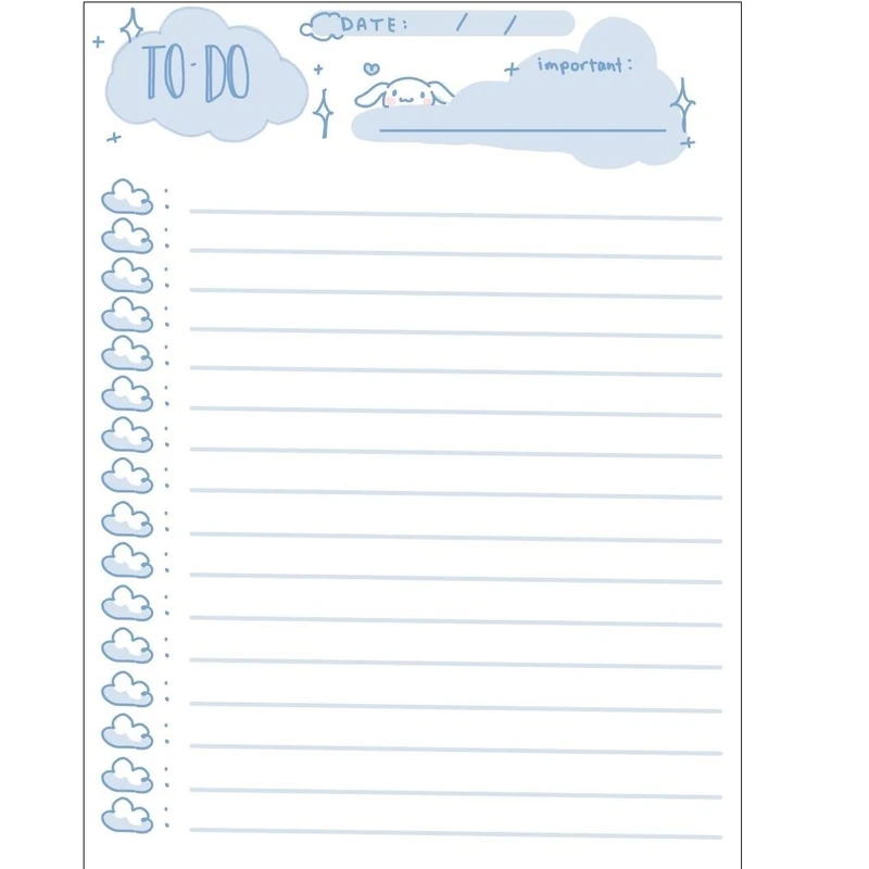 کاغذ یادداشت A5 مدل planner to do list کد 933 بسته 15 عددی