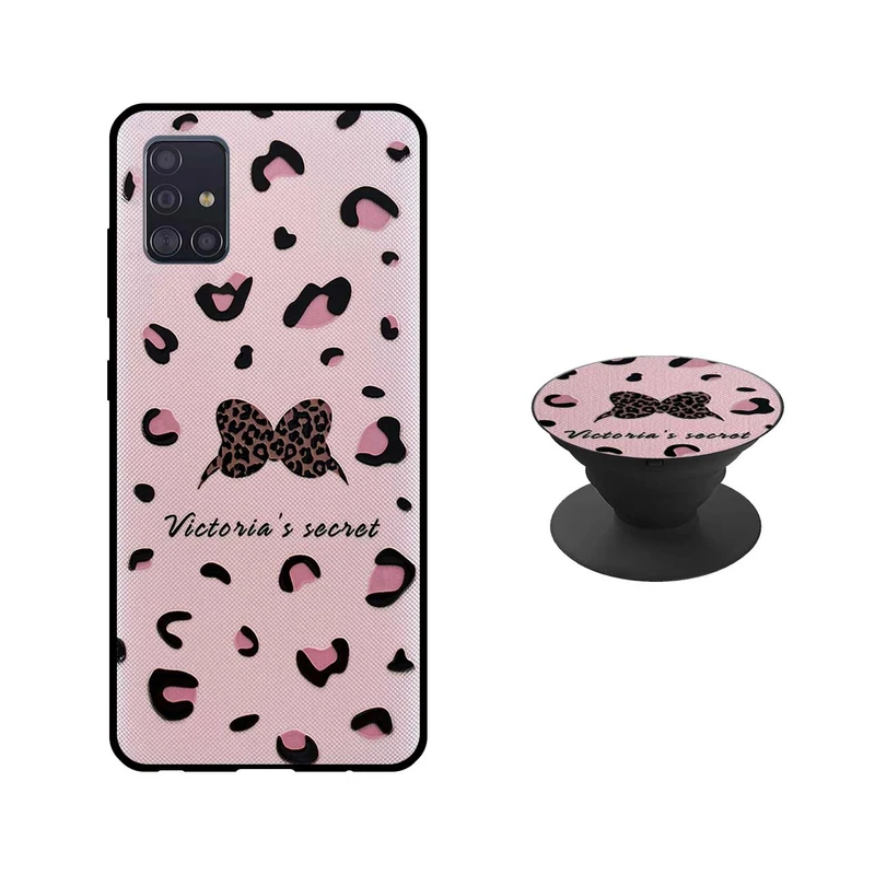 کاور دکین مدل Rikki طرح Turban مناسب برای گوشی موبایل سامسونگ Galaxy A71 به همراه پایه نگهدارنده 