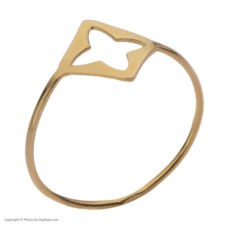 انگشتر طلا 18 عیار زنانه مایا ماهک مدل MR0913 طرح لویی ویتون