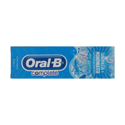 خمیر دندان اورال-بی سری Complete مدل TANDPASTA-MONDWATER حجم 75 میلی لیتر