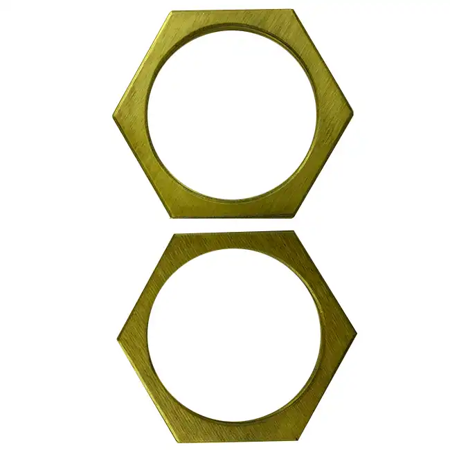 حلقه چوبی مدل پنج ضلعی کد PLG5 بسته 2 عددی