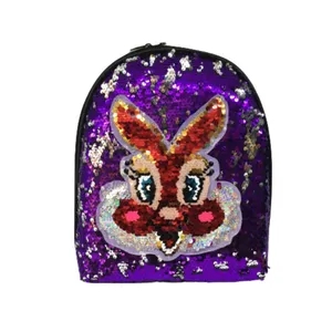 کوله پشتی دخترانه مدل خرگوش پولکدار AS_1060