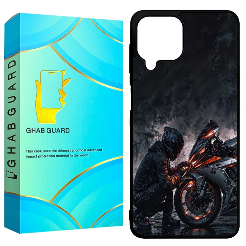 کاور قاب گارد طرح موتور سوار مدل GCHPA224 مناسب برای گوشی موبایل سامسونگ Galaxy A22 4G / M22 4G / M32 4G