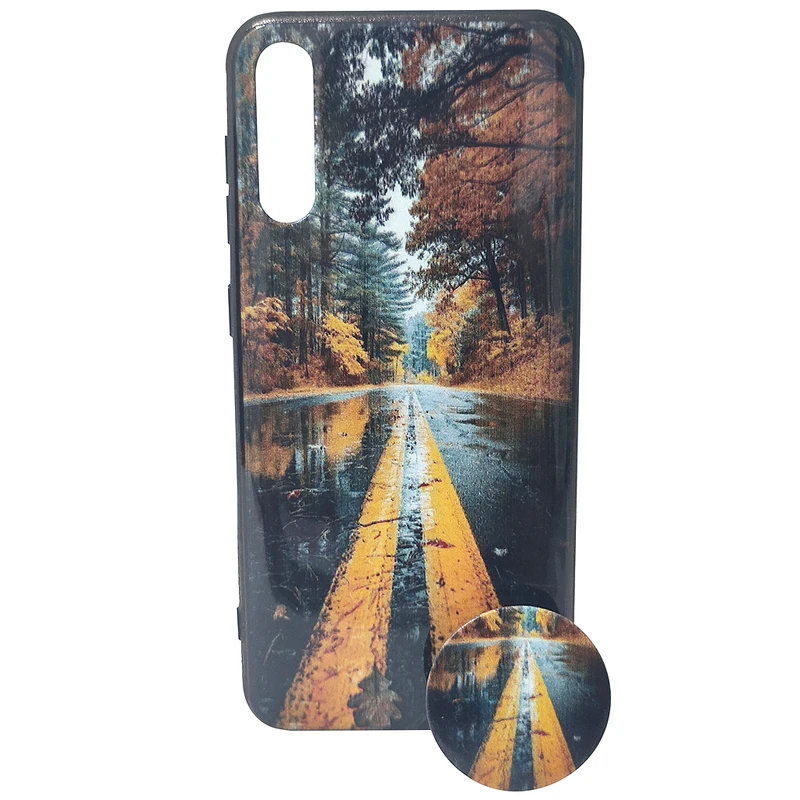 کاور کد 6005 مناسب برای گوشی موبایل سامسونگ Galaxy A30s به همراه پایه نگهدارنده