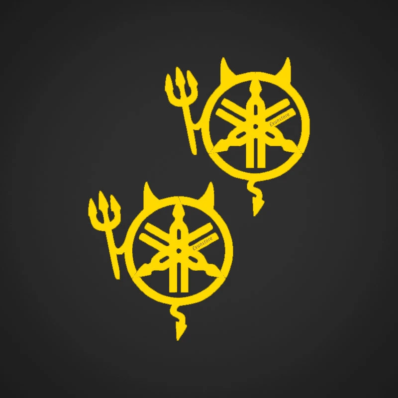 برچسب بدنه موتور سیکلت لندمون کد SM004 Y بسته دوعددی