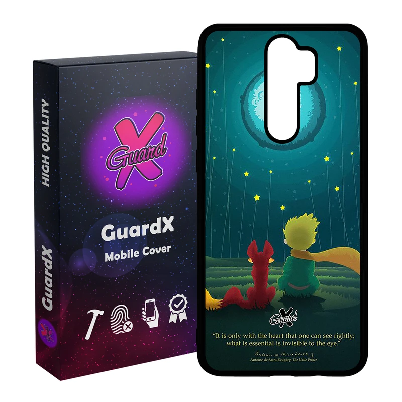 کاور گارد ایکس طرح Little Prince مدل Glass1000153 مناسب برای گوشی موبایل شیائومی Redmi 9 / 9 Prime