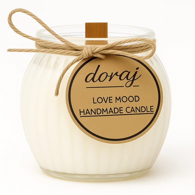 شمع لیوانی بدون‌بو مدل آگرین زمان اتمام ۳۰ ساعت