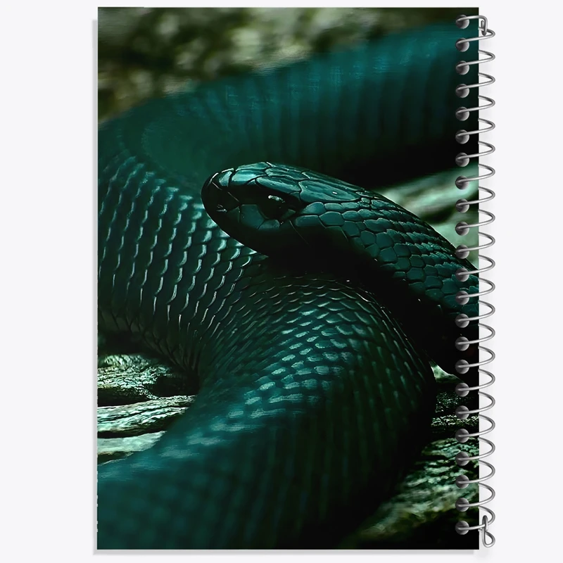 دفتر شطرنجی 50 برگ خندالو مدل مار سیاه کد F1335