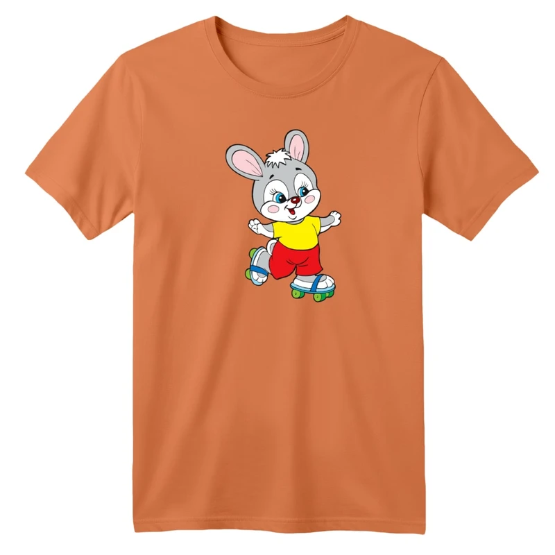 تی شرت آستین کوتاه بچگانه مدل خرگوش کد 06