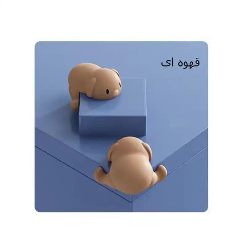 محافظ سر کودک مدل خرس کد 00786 مجموعه 4 عددی