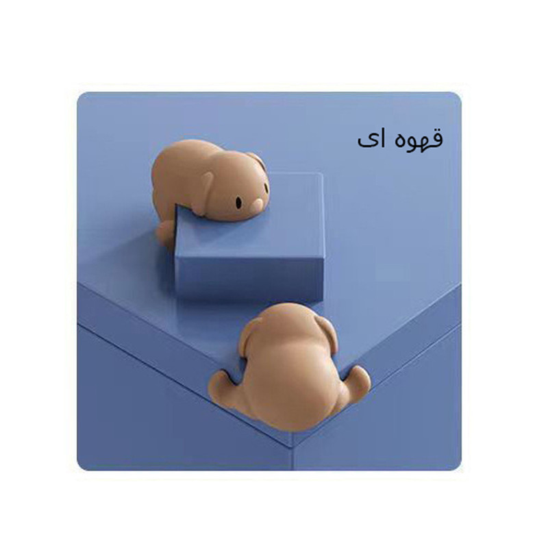 محافظ سر کودک مدل خرس کد 00786 مجموعه 4 عددی