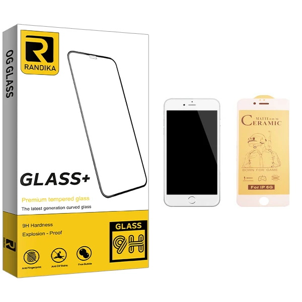 محافظ صفحه نمایش سرامیکی راندیکا مدل GLD مناسب برای گوشی موبایل اپل iPhone 6