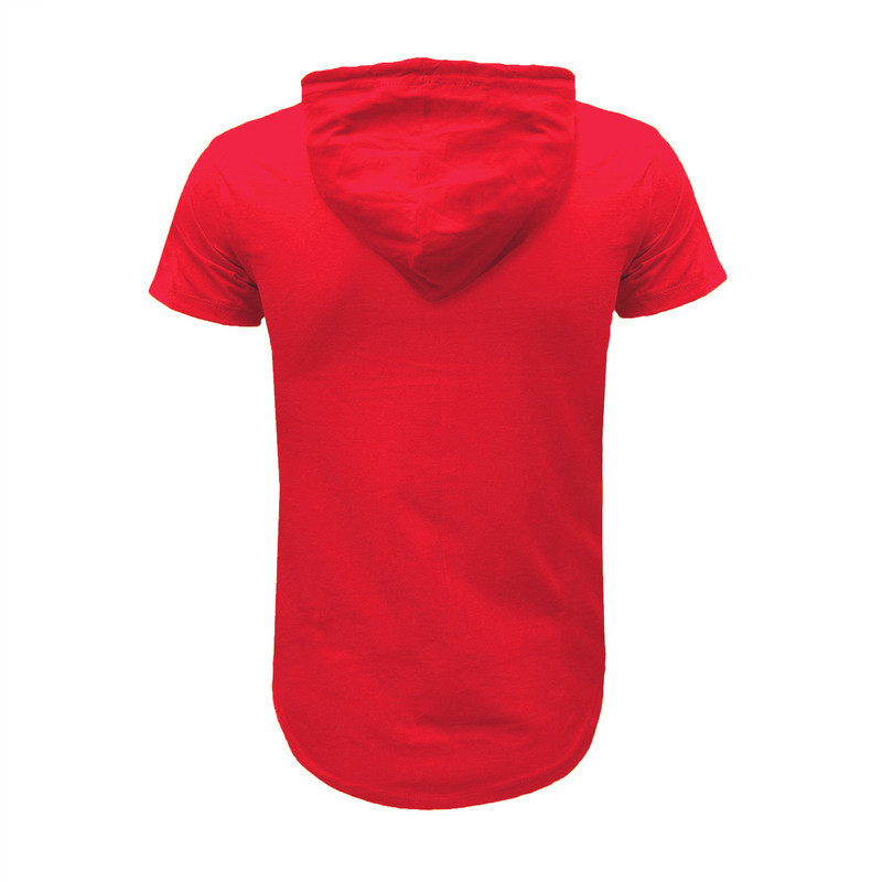 تی شرت آستین کوتاه مردانه کلاه دار مدل yuoa  کد 70987