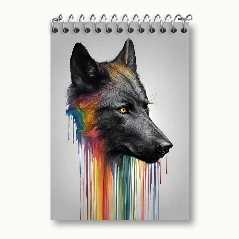 دفتر یادداشت 50 برگ خندالو طرح سگ (Dog) کد N3572