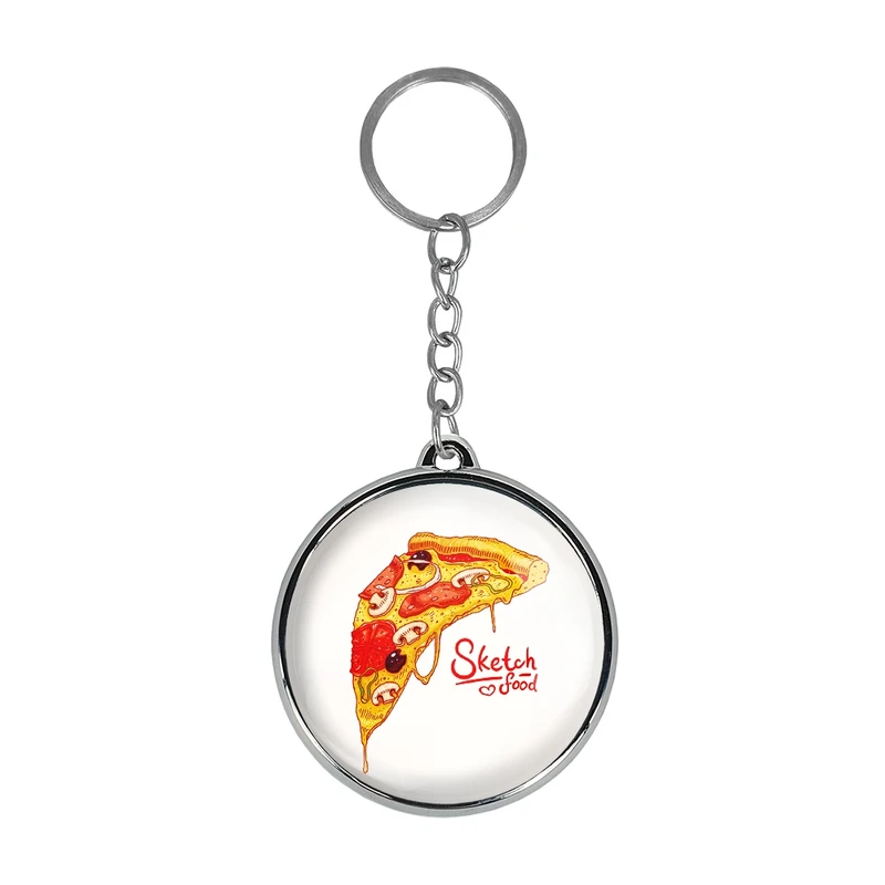 جاکلیدی خندالو طرح فست فود (Fast Food) مدل دوطرفه کد 3656236563