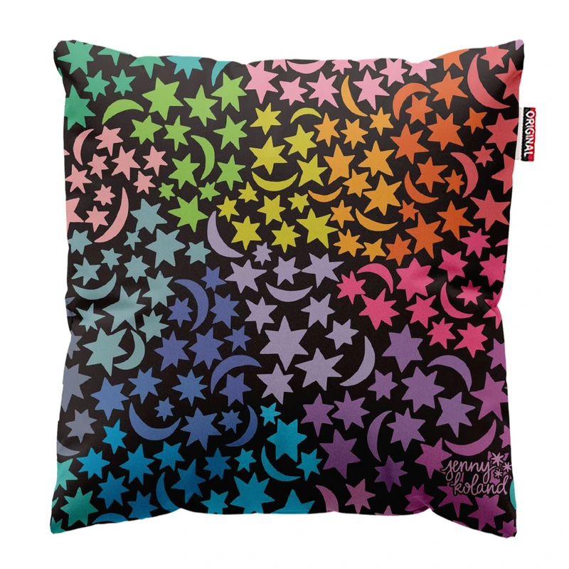 کوسن پاد آفرین طرح ستاره کد 2227 سایز 30*30 سانتی متر