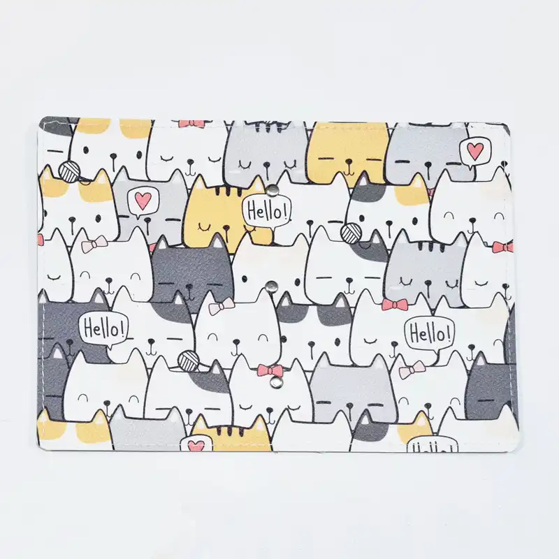 کیف مدارک طرح گربه مدل DBA200101