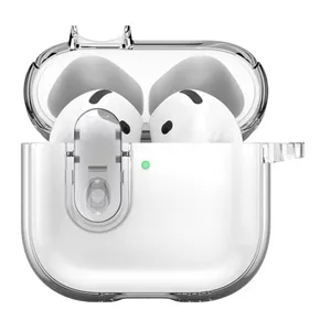 کاور دوکس دوکیس مدل PECL مناسب برای کیس اپل AirPods 4 / AirPods 4 ANC