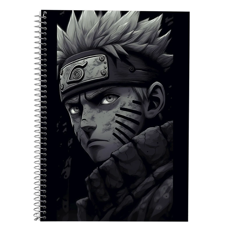 دفتر زبان 50 برگ مدوپد مدل سه خط طرح نارتو narto کد DF10603