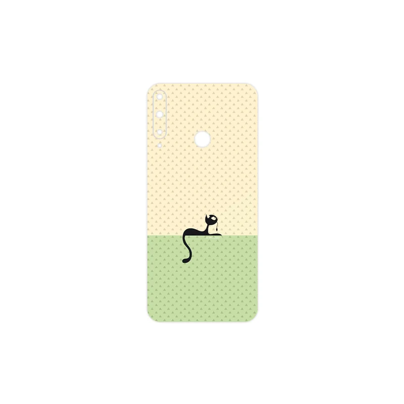 برچسب پوششی ماهوت مدل Minimal Internet Cat Icon مناسب برای گوشی موبایل هوآوی Y7p