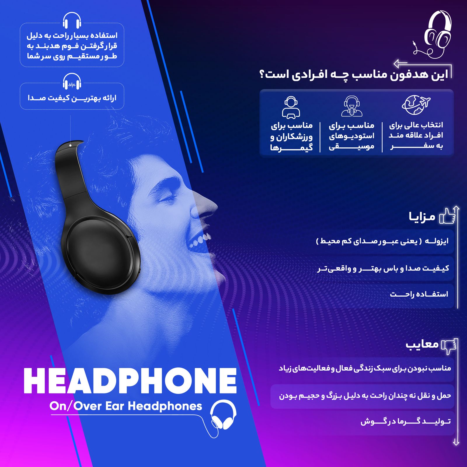 هدفون بی سیم سونی مدل WH-1000XM4  -  - 14