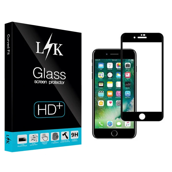 محافظ صفحه نمایش سرامیکی ال کی مدل +HD مناسب برای گوشی موبایل اپل iPhone 7 Plus