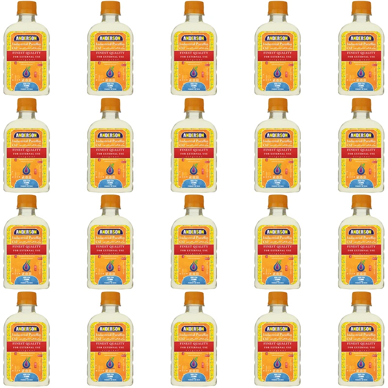پارافین مایع صنعتی اندرسون مدل S200 حجم 250 میلی لیتر بسته 20 عددی