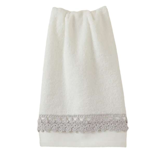 حوله دستی انگلیش هوم مدل Flowers Crocheted سایز 30×45 سانتی متر