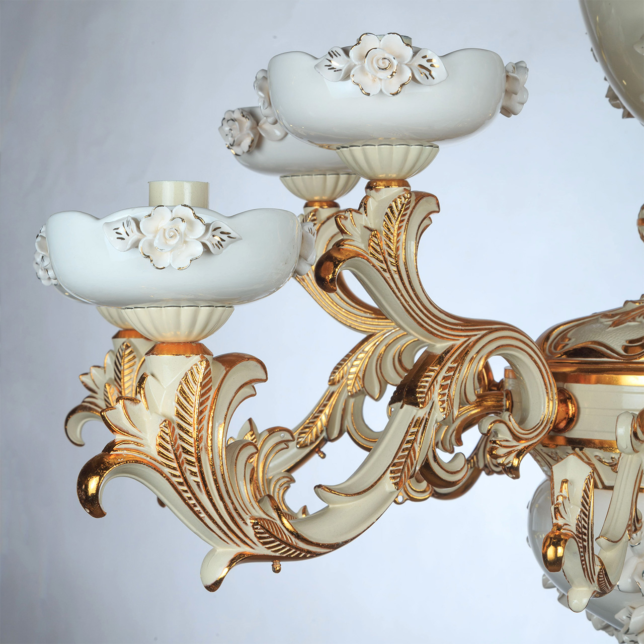 لوستر 12 شعله چشمه نور کد S3688/6GWT