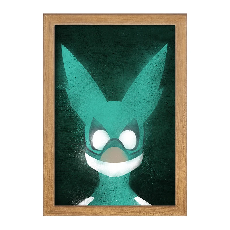 تابلو خندالو مدل دکو انیمه آکادمی قهرمان من  کد 16145